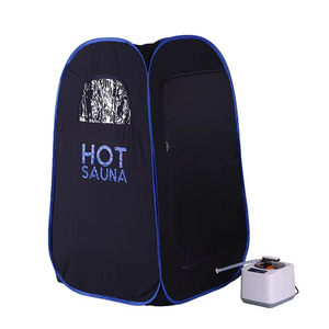 Prácticos kits de spa de vapor móviles para interiores, tienda de Sauna para mejorar la aptitud física para una sola persona para uso doméstico - Product Image 2