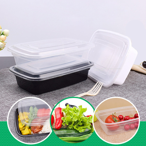 28oz 32oz 38oz lò vi sóng tủ đông an toàn nhựa dùng một lần <span class=keywords><strong>container</strong></span> cho bữa ăn chuẩn bị thực phẩm mì ăn sushi Hamburger bé thực phẩm - Product Image 6