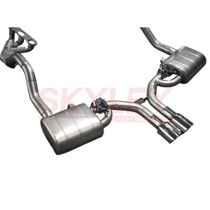 Tubos de Escape de Alto Rendimiento SKYLEY con Válvulas, Acero Inoxidable SS304 Pulido, Colector para <span class=keywords><strong>Porsche</strong></span> Cayman <span class=keywords><strong>Boxster</strong></span> <span class=keywords><strong>987</strong></span> <span class=keywords><strong>987</strong></span>.2 <span class=keywords><strong>2.7</strong></span> 2.9 3.4 - Product Image 5
