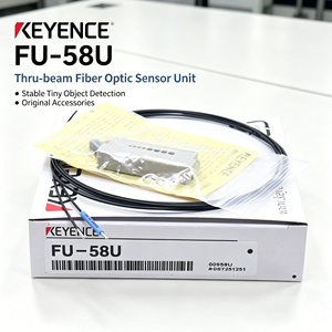 Unité de capteur à fibre optique de petit diamètre Fu-58u avec gaine en acier inoxydable pour détection étroite CE - Product Image 1
