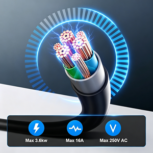 Câble de charge véhicule-à-vehicule et convertisseur de décharge VE 3.6kW 16A haute puissance pour BYD MG <span class=keywords><strong>Hyundai</strong></span> Kia XPeng pour les pannes de courant - Product Image 4