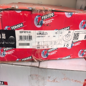 Disco Freno <span class=keywords><strong>FERODO</strong></span> DDF1871C-D per Buick Excelle GT (Hideo) 1.6T 2009- 292mm Rotore Freno Posteriore - Product Image 6