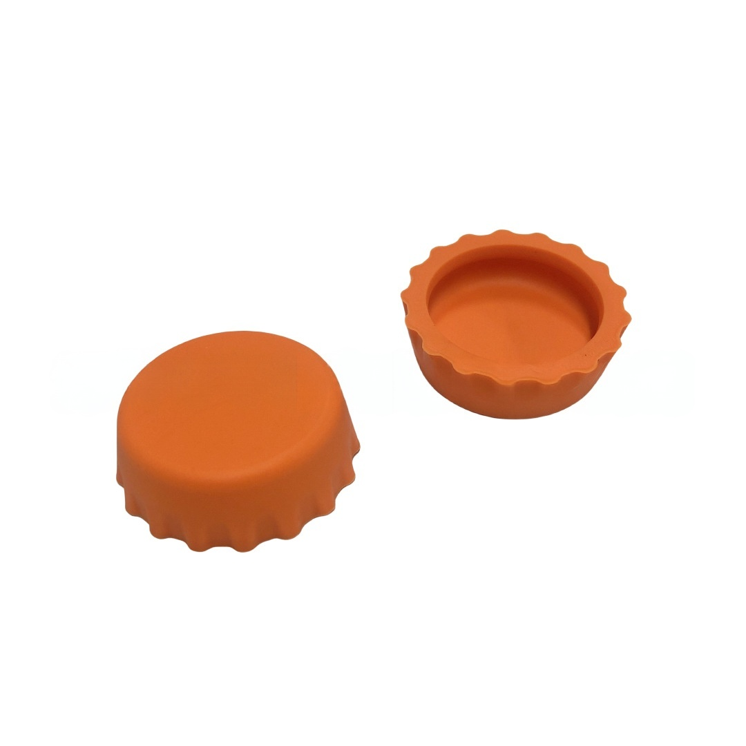 Bouchon de bouteille de bière orange