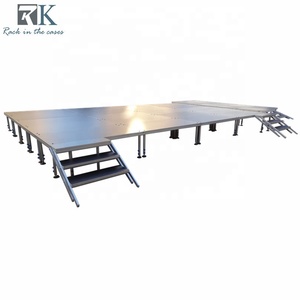 Plataforma de Escenario Portátil de Aluminio, Económica, para Conciertos, Eventos, Podio, Bodas, Plataforma para Exteriores - Product Image 6