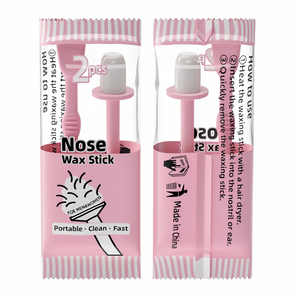 Bâtonnets de cire nasale professionnels à usage unique Élimine les poils à la racine Favorise une repousse plus fine pour les narines Éliminateur de cire pour le conduit auditif - Product Image 1