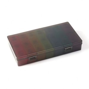 Boîte à pilules hebdomadaire en plastique, 7 jours, 21 compartiments, couleurs arc-en-ciel - Product Image 1