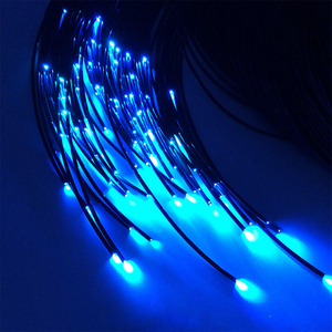 Kit d'éclairage de piscine à fibres optiques End Glow avec gaine noire, éclairage souterrain DIY Starlight pour piscine en PMMA - Product Image 2