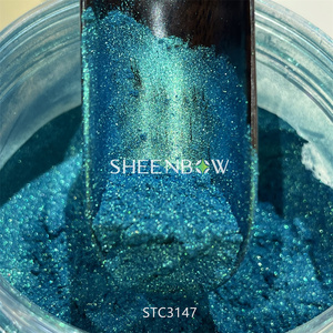 Sheenbow serie STC Glitter ombretto cosmetici ricolorato pigmento scintillante duocromo duodreyeshadadow in polvere - Product Image 4