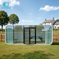 Cabine de bureau professionnelle préfabriquée mobile de type Apple, fournie directement par l'usine, pour usage commercial