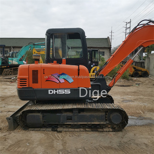 Miniexcavadora hidráulica DOOSAN DH55 usada en buenas condiciones, precio bajo, venta en DX60, como componente central, en el momento de la compra - Product Image 3