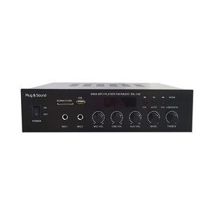 Amplificateur mono Plug & Sound RA-100 70W avec lecteur USB SD FM Radio MP3 - Product Image 3