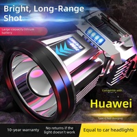Lampe frontale LED haute puissance transfrontalière, faisceau longue portée 500m, rechargeable, étanche, ultra-lumineuse, pour la pêche de nuit