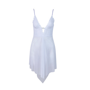 Abito in Lingerie di <span class=keywords><strong>pizzo</strong></span> in maglia con fionda da donna Sexy europea e americana attraente gonna <span class=keywords><strong>corta</strong></span> - Product Image 6