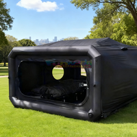 Tente de camping gonflable directe d'usine, installation facile, vente en gros, tente gonflable portable pour voyage en famille, avec grande capacité imperméable