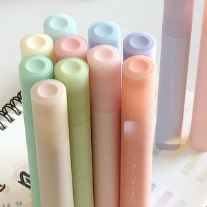 Fresh Mist Super Soft Head Eye Protection <strong>Highlighter</strong> Creative Student <strong>Highlighter</strong> 4 Color Set - Product Image 3