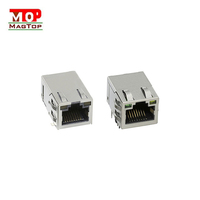 Transformador combinado USB dual blindado modelo magnético de pie con conector Rj45 Producto de conectores Ethernet