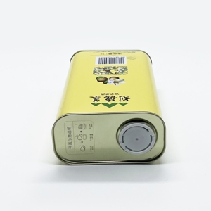 Lata de Metal Rectangular de 1L para Aceite de Oliva, con Logotipo Personalizado, Apta para Alimentos, con Impresión Offset - Product Image 4