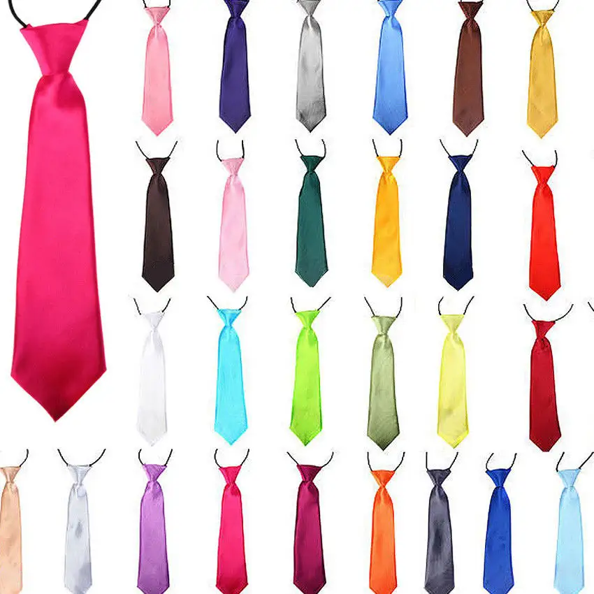 Kid Tie Solid Color Classic NEUE Krawatten 5cm Geschenk Mode Großhandel Krawatten Business Cravat Hochzeits feier Formal