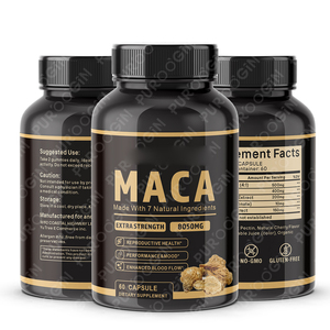 Kapsul Maca Ginseng Berkualitas Tinggi OEM, Pendukung Energi Pria, Kapsul Akar Maca Organik, Penguat Energi, Pil Maca Kuat - Product Image 2