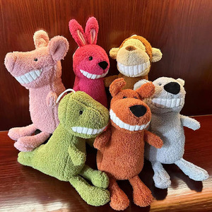 Muñeco de Peluche de la Serie Celebridades de Internet para Bodas, <span class=keywords><strong>con</strong></span> <span class=keywords><strong>Dientes</strong></span> <span class=keywords><strong>Grandes</strong></span> Sonrientes, Juguete de Peluche <span class=keywords><strong>con</strong></span> Función Antiestrés, Lavable - Product Image 2