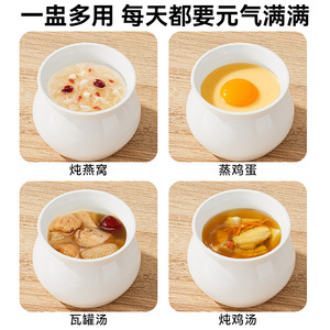 Ceramic Soup Pot With Lid Easy Cleaning Double Boiling For Home And Commercial Use - Product Image 5