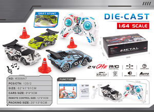 MILI 1:64 alliage RC Mini télécommande dérive voiture jouet 2.4GHz contrôle vitesse Variable télécommande avec poignée - Product Image 5