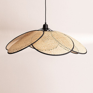Lámpara Colgante de Estilo Japonés de Bambú Hecha a Mano de Guyue Lighting Factory, 1 Fuente de Luz para Restaurante, Dormitorio, Sala de Estar - Product Image 4
