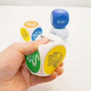 Custom Print Square Cube Stress Ball Soft Squeezable Foam Dice <b>Fidget</b> Toys for Games and Promotional Gifts - Product Image 3