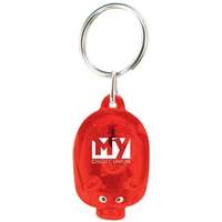 Porte-clés LED en acrylique en forme de cochon lumineux, animaux mignons, cadeaux promotionnels d'entreprise, cadeaux pour événements, logo personnalisé