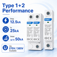 CHINT NXU-I+II/F 12.5kA Tipo 1+2 SPD con Contatto di Segnalazione Remota 275V 385V Protezione da Sovratensioni