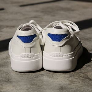 Custom Spring Summer Season White Walking Style Shoes Chunky Sole Leisure Sneakers for Men Casual and Office - Product Image 5
