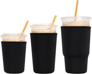 Manchon isotherme réutilisable en néoprène anti-transpiration pour canettes à ouverture facile 100g pour café glacé de 16-32oz - Product Image 6