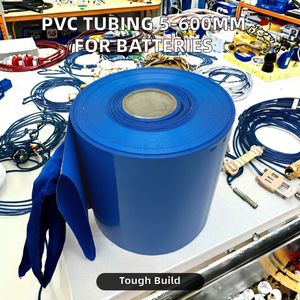 ท่อหดความร้อน PVC ขนาด 5 มม.-600 มม. แบบแบน สำหรับหุ้มแบตเตอรี่ ฟิล์มหดได้สำหรับงานอุณหภูมิสูง - Product Image 3
