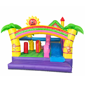 Casa Inflable Antideslizante con Tobogán, Combo de Juegos Inflables Resistentes para Niños, Parque de Aventuras, Uso Comercial - Product Image 1