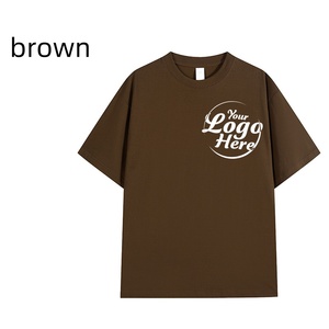 เสื้อยืดลำลองคอตตอนคอมโบ230กรัมสำหรับผู้ชายเสื้อยืดปักลายและพิมพ์ลายทรงพอดีตัวระบายอากาศได้ป้องกันการเกิดขน - Product Image 1