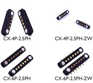 CZX 2-poliger magnetischer Ladeans chluss 2-poliger magnetischer Lade anschluss Hochstrom-Pogo-Stift feder belasteter Stecker - Product Image 4