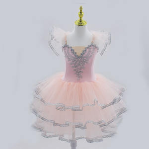 Tutú de Ballet Romántico para Niñas, Vestido Español Rojo para Mujeres Adultas, Vestido Largo de Tul Suave, Disfraces de Bailarina para Actuaciones - Product Image 4