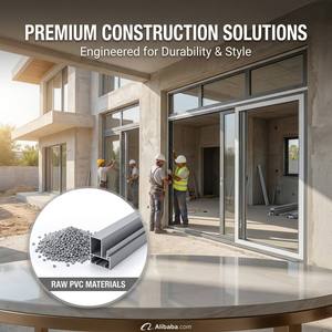 Granulés de PVC <span class=keywords><strong>rigide</strong></span> gris résistants aux UV pour profilés de fenêtres et de portes, composé UPVC anti-âge pour la construction - Product Image 2