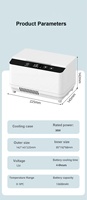Precio barato, pluma de insulina de lujo recargable, caja enfriadora de inyección, compresor eficiente, refrigeradores de coche para refrigeración