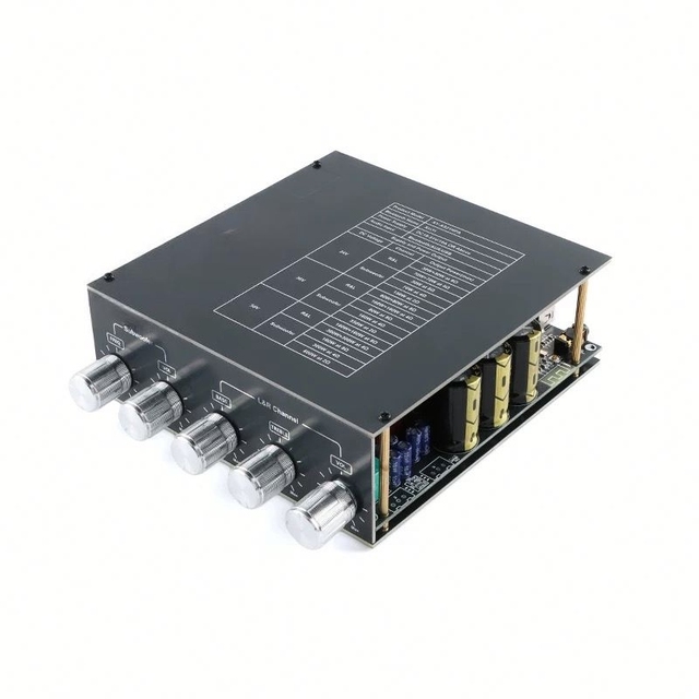 AS21HPA High-power TPA3255 BT Digital Amplifier 2.1 Channel Subwoofer 300W*2+600W Module