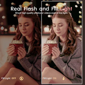 Fansbe 18x Zoom CMOS nhỏ gọn máy ảnh kỹ thuật số 4k 64mp 2.8 "IPS HD Màn hình LCD chống rung xách tay có thể sạc lại vlogging máy ảnh - Product Image 3