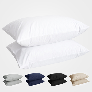 Forcheer 2 cái vỏ gối 50x70cm bảo vệ gối chống thấm nước 100% Polyester Phong bì đóng cửa không có dây kéo có thể giặt được - Product Image 3