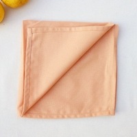 Serviette de table en coton et lin 42x42cm, couleur unie, style rustique, pour mariage, Noël, décoration de table, hôtel, restaurant, vente en gros