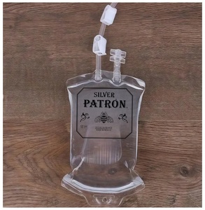 Patrón I.V. de Plástico de 400 ml Set de Cócteles de Tequila en Bolsa para Terapia de Goteo, Bebida Intravenosa Colorida con Vasos de Tequila - Product Image 5