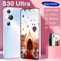 Nouveau S30 Ultra 16 Go de RAM 1 To de ROM pour Étudiants, Processeur Deca Core MTK Dimensity, Multilingue, Grand Écran, Quad Caméra, Apprentissage, IMEI
