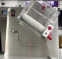 Machine à étaler la pâte à pizza de 300 mm à 400 mm, 220 V, équipement commercial pour la fabrication de pizzas pour restaurant