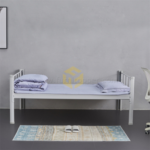 Khung thép rèn sắt ký túc xá giường Kim Loại thực tế khung giường thép đơn - Product Image 6