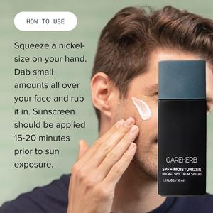 Protector Solar Orgánico para Hombre con Protección UV SPF 30, Elimina la Grasa Facial, Piel Propensa al Acné, Antiarrugas, Crema Hidratante Facial Diaria - Product Image 5