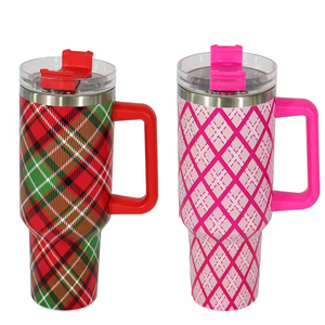 Tùy chỉnh phiêu lưu thép không gỉ đôi tường chân không 30 oz 40 oz Cốc du lịch cốc cà phê có tay cầm - Product Image 6