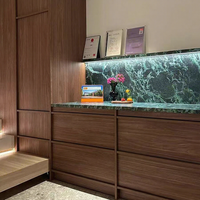 Dressing sur mesure en bois massif multifonctionnel, style moderne et luxueux, mobilier pour la maison, Nansen GHM1, vente directe du fabricant